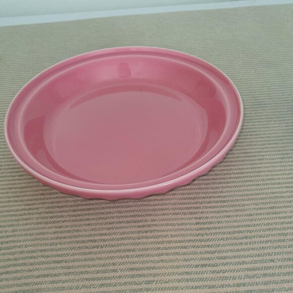 Fiestaware Pie Plate Deep Dish 10 1/4” Rose Pink Fiesta Baking - Picture 4 of 11